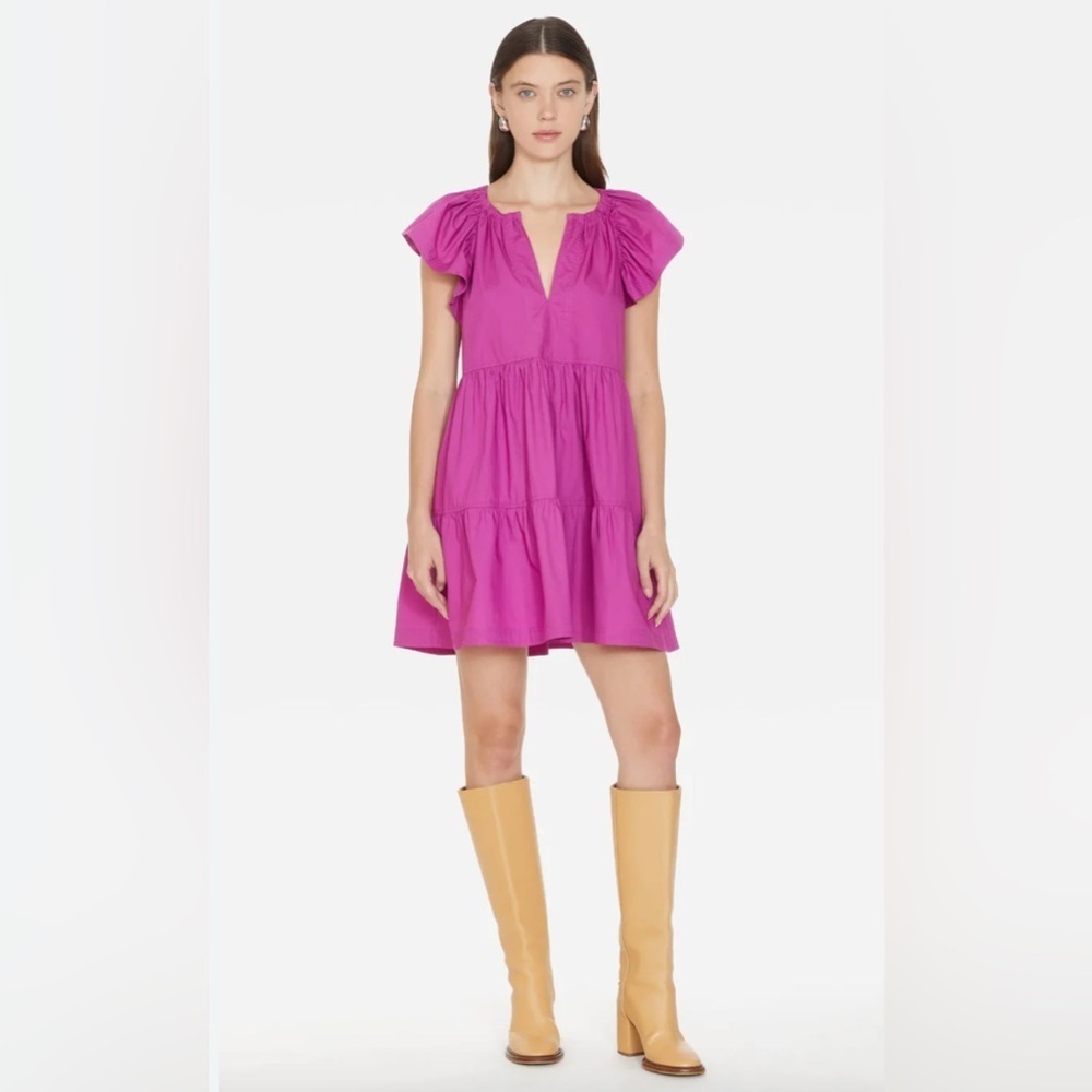 Marie Oliver Pink “Viola” Kara dress Sz L NWT